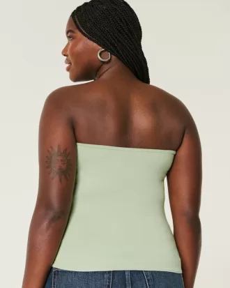 Strapless Foldover Tube Top,Strapless Foldover Tube Top