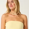 Strapless Reversible Foldover Tube Top,Strapless Reversible Foldover Tube Top