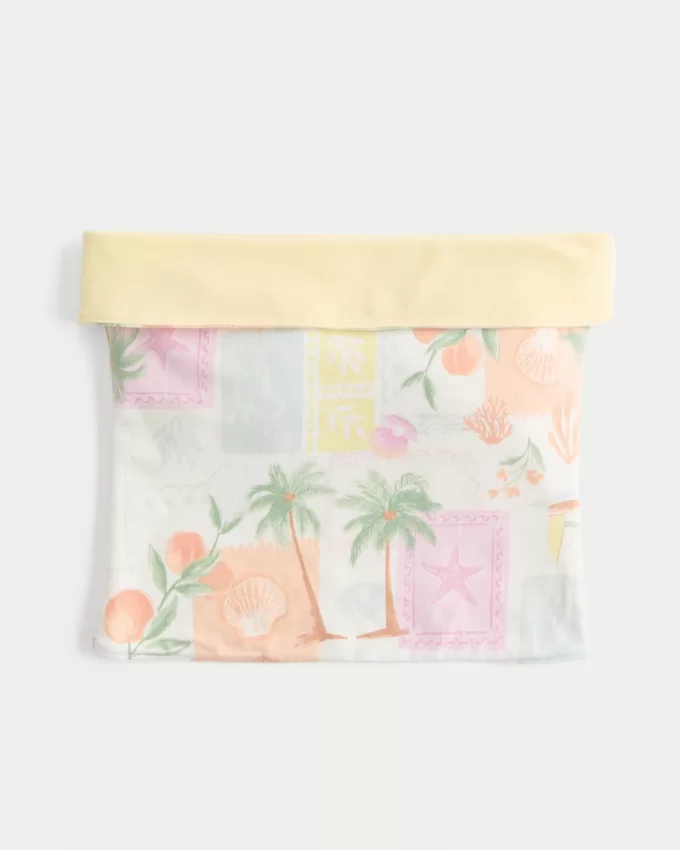 Strapless Reversible Foldover Tube Top,Strapless Reversible Foldover Tube Top