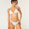 Strappy High-Leg Cheeky Bikini Bottom,Strappy High-Leg Cheeky Bikini Bottom
