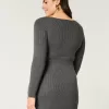 Sweater-Knit Skater Mini Dress,Sweater-Knit Skater Mini Dress