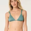 Tapered Ribbed Triangle Bikini Top,Tapered Ribbed Triangle Bikini Top