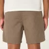 Textured Cotton Pull-On Shorts,Textured Cotton Pull-On Shorts