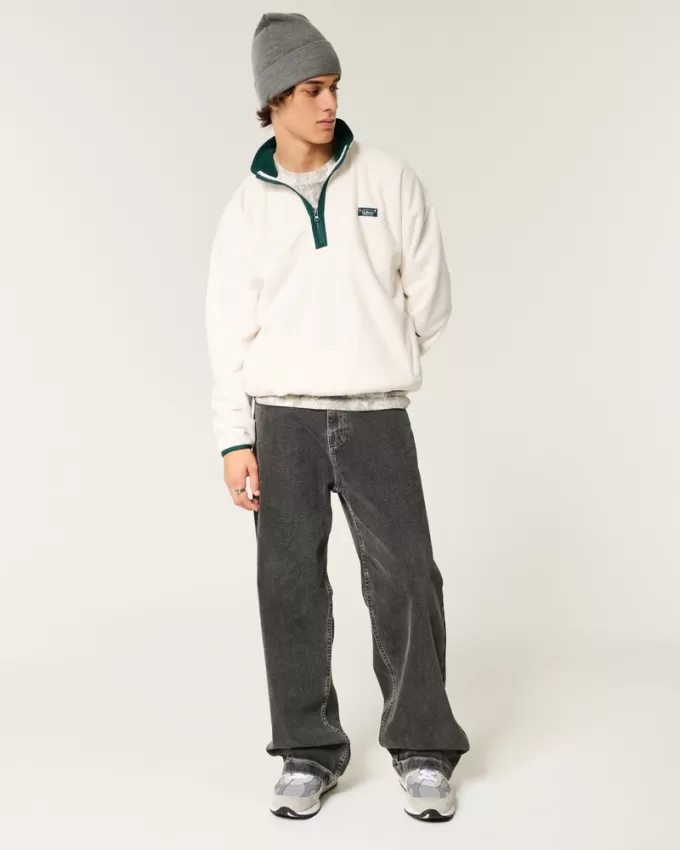 Thermal Fleece Mock-Neck Sweatshirt,Thermal Fleece Mock-Neck Sweatshirt Thermal Fleece Mock-Neck Sweatshirt,Thermal Fleece Mock-Neck Sweatshirt