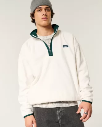 Thermal Fleece Mock-Neck Sweatshirt,Thermal Fleece Mock-Neck Sweatshirt