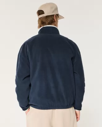 Thermal Fleece Mock-Neck Sweatshirt,Thermal Fleece Mock-Neck Sweatshirt