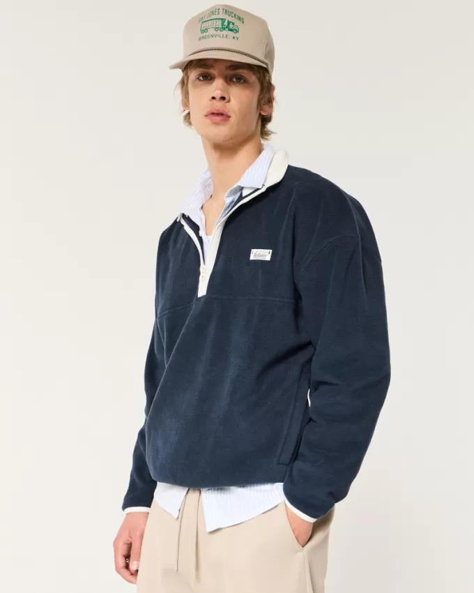 Thermal Fleece Mock-Neck Sweatshirt,Thermal Fleece Mock-Neck Sweatshirt Thermal Fleece Mock-Neck Sweatshirt,Thermal Fleece Mock-Neck Sweatshirt