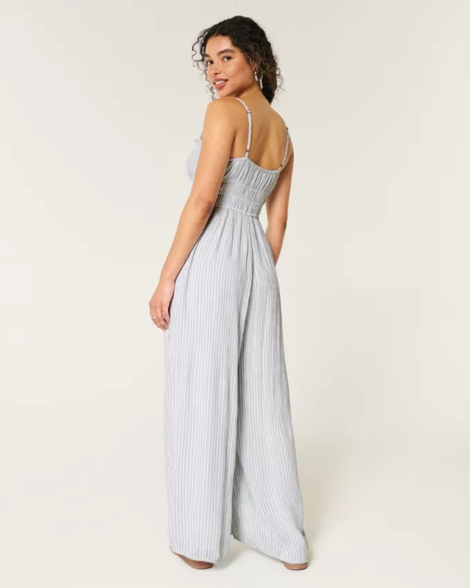 Tie-Front Jumpsuit,Tie-Front Jumpsuit Tie-Front Jumpsuit,Tie-Front Jumpsuit
