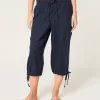 Tie-Hem Capri Pants,Tie-Hem Capri Pants