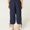 Tie-Hem Capri Pants,Tie-Hem Capri Pants