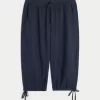 Tie-Hem Capri Pants,Tie-Hem Capri Pants