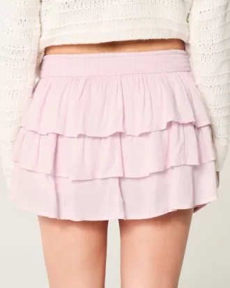 Tiered Mini Skort,Tiered Mini Skort