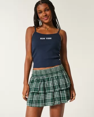 Tiered Mini Skort,Tiered Mini Skort