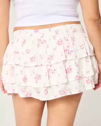 Tiered Mini Skort,Tiered Mini Skort