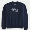 Tom and Jerry Graphic Crew Sweatshirt,Tom and Jerry Graphic Crew Sweatshirt