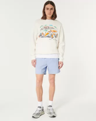 Twill Pull-On Shorts 5″,Twill Pull-On Shorts 5″