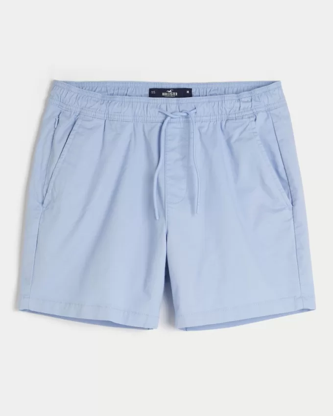 Twill Pull-On Shorts 5″,Twill Pull-On Shorts 5″