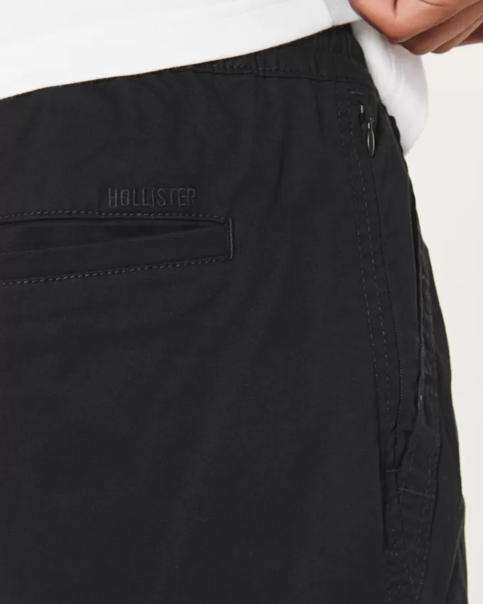 Twill Pull-On Shorts 7″,Twill Pull-On Shorts 7″