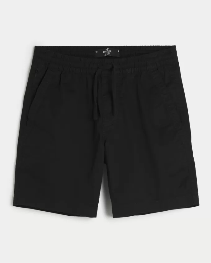Twill Pull-On Shorts 7″,Twill Pull-On Shorts 7″