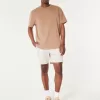 Twill Pull-On Shorts 7″,Twill Pull-On Shorts 7″