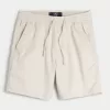 Twill Pull-On Shorts 7″,Twill Pull-On Shorts 7″