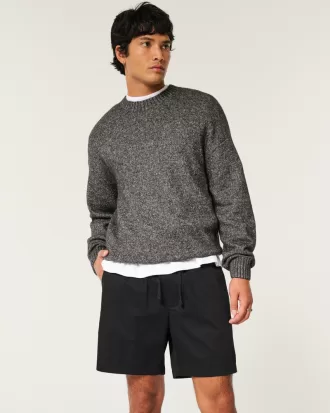 Twill Pull-On Shorts 7″,Twill Pull-On Shorts 7″