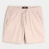 Twill Pull-On Shorts 7″,Twill Pull-On Shorts 7″