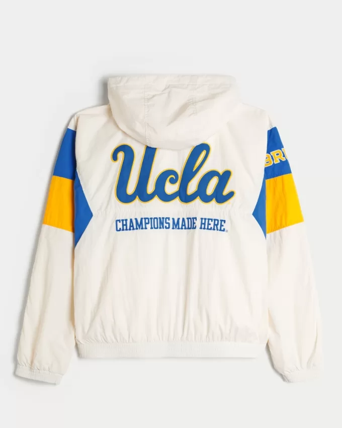 UCLA Bruins Graphic Hooded Windbreaker Jacket,UCLA Bruins Graphic Hooded Windbreaker Jacket