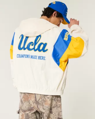 UCLA Bruins Graphic Hooded Windbreaker Jacket,UCLA Bruins Graphic Hooded Windbreaker Jacket