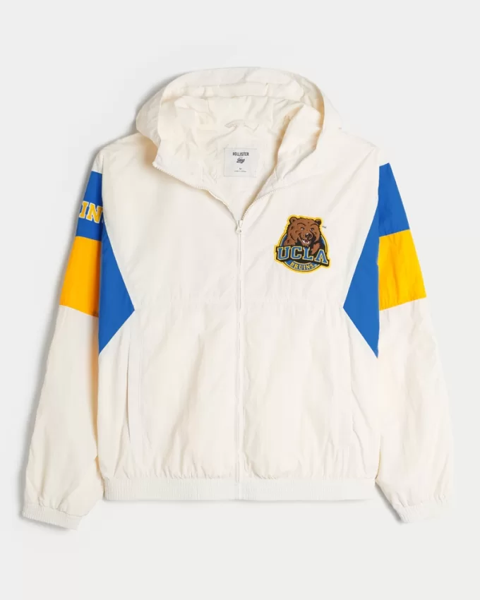 UCLA Bruins Graphic Hooded Windbreaker Jacket,UCLA Bruins Graphic Hooded Windbreaker Jacket