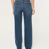 Ultra High-Rise Dark Wash 90s Straight Jeans,Ultra High-Rise Dark Wash 90s Straight Jeans