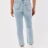 Ultra High-Rise Ripped Light Wash Mom Jeans,Ultra High-Rise Ripped Light Wash Mom Jeans
