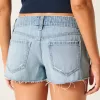 Ultra Low-Rise Ripped Medium Wash Mini Denim Shorts,Ultra Low-Rise Ripped Medium Wash Mini Denim Shorts