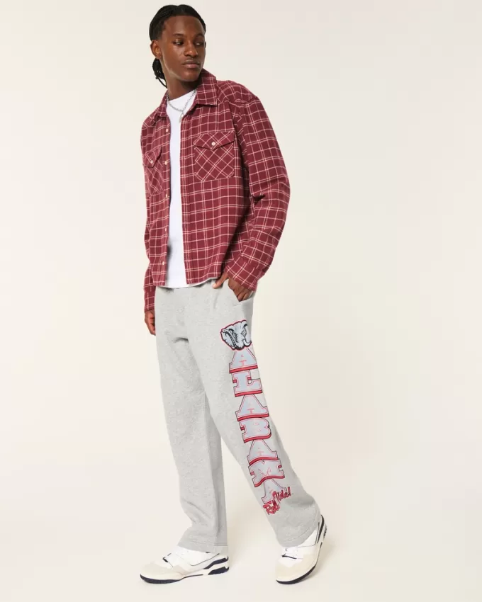 University of Alabama Graphic Baggy Sweatpants,University of Alabama Graphic Baggy Sweatpants
