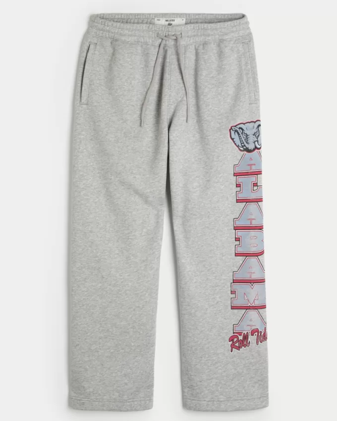 University of Alabama Graphic Baggy Sweatpants,University of Alabama Graphic Baggy Sweatpants