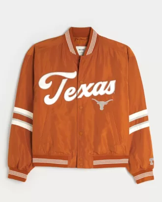 University of Texas Graphic Bomber Jacket,University of Texas Graphic Bomber Jacket