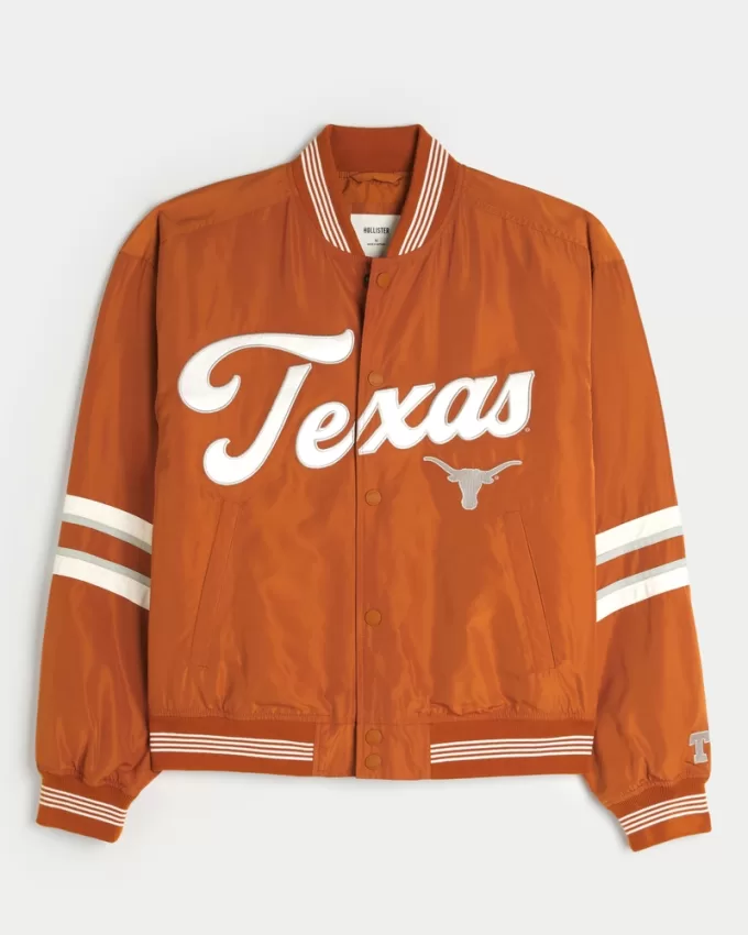 University of Texas Graphic Bomber Jacket,University of Texas Graphic Bomber Jacket