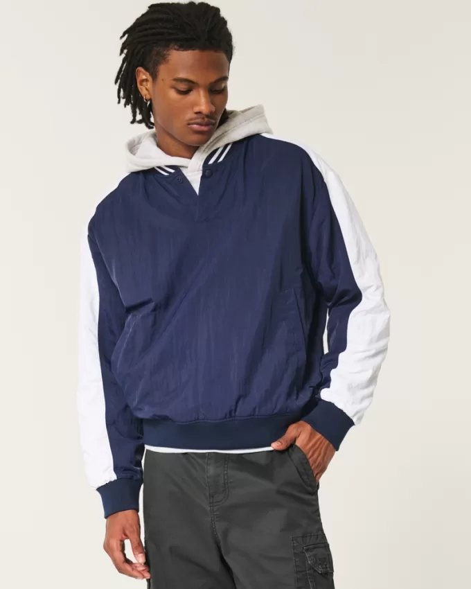 Varsity Popover Jacket,Varsity Popover Jacket Varsity Popover Jacket,Varsity Popover Jacket