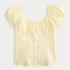 Voile Button-Through Blouse,Voile Button-Through Blouse