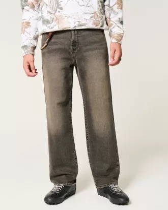 Washed Black Baggy Jeans,Washed Black Baggy Jeans