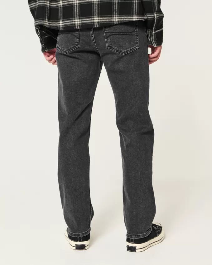 Washed Black Loose Jeans,Washed Black Loose Jeans