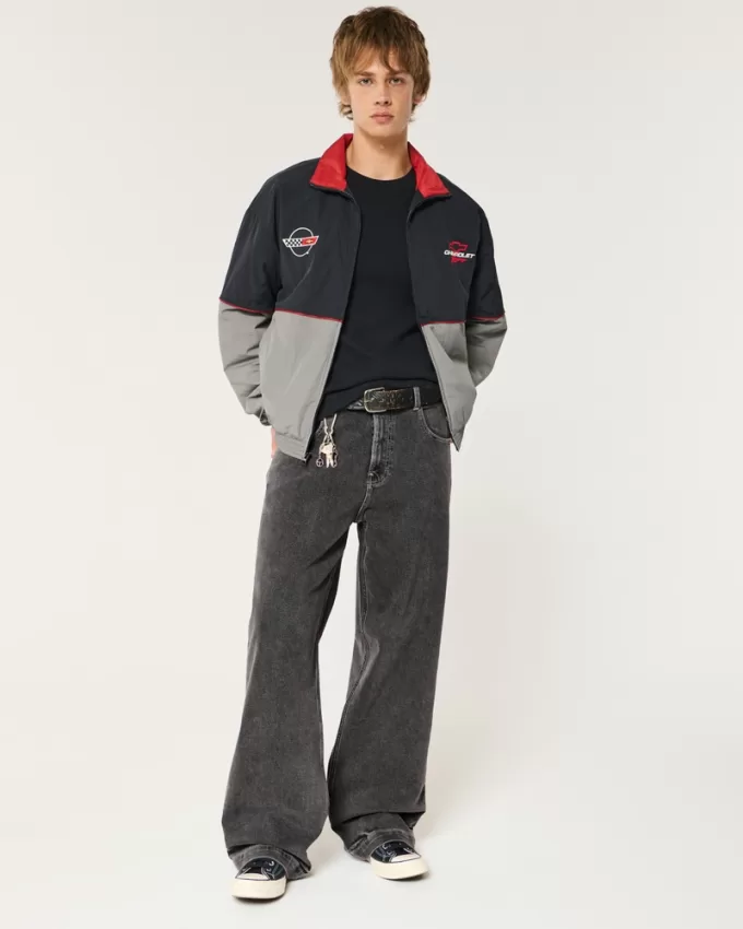 Washed Black Super Baggy Jeans,Washed Black Super Baggy Jeans