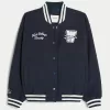 West Village Varsity Graphic Bomber Jacket,West Village Varsity Graphic Bomber Jacket