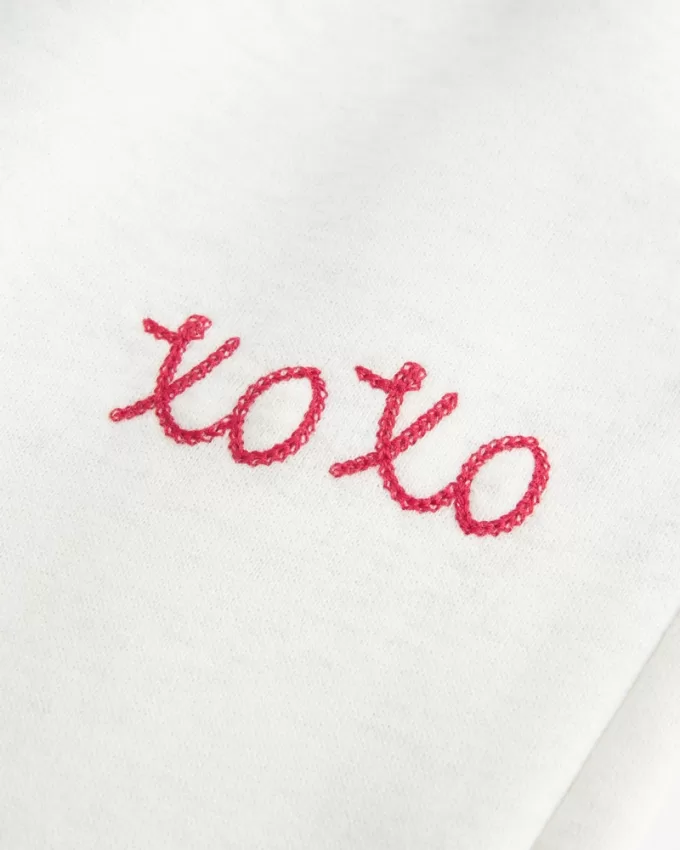 XOXO Graphic Wide-Leg Sweatpants,XOXO Graphic Wide-Leg Sweatpants