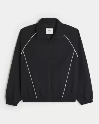 Zip-Up Windbreaker Jacket,Zip-Up Windbreaker Jacket