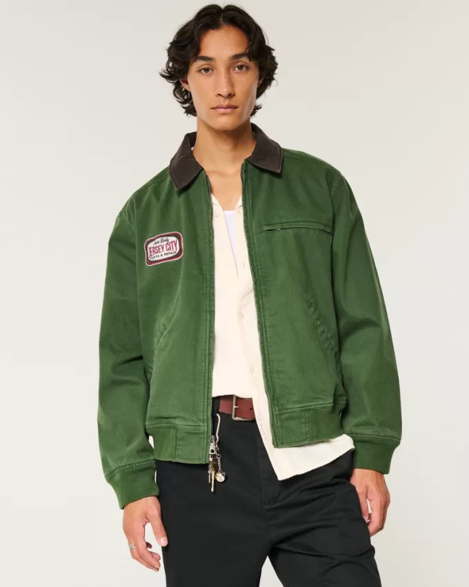 Zip-Up Workwear Jacket,Zip-Up Workwear Jacket
